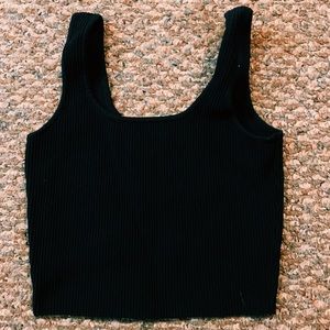 black crop top